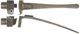 Kit Carson's Hawken 1" Slant Breech & Tang,
left hand, 3/4-16 thread